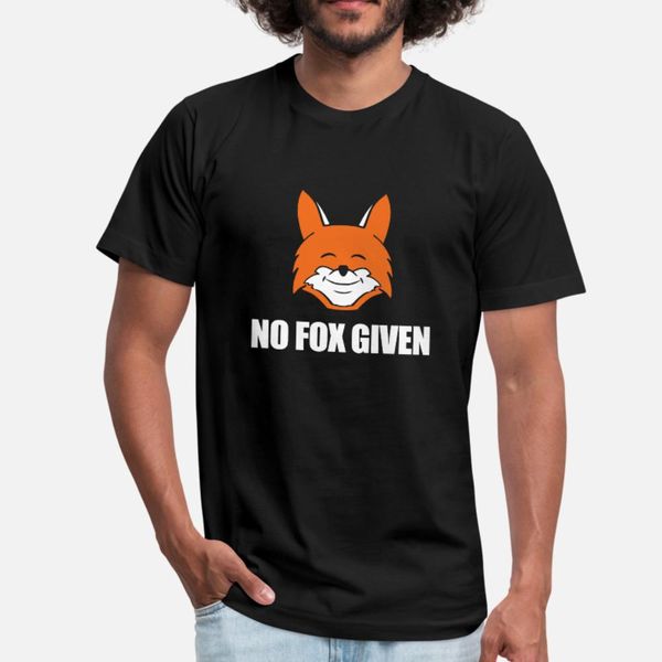 

no fox given t shirt men custom tee shirt o neck pictures anti-wrinkle comfortable spring autumn outfit shirt