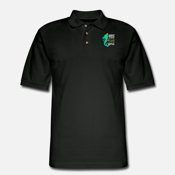 

water polo t shirt men print cotton round neck letter sunlight new style spring autumn unique shirt