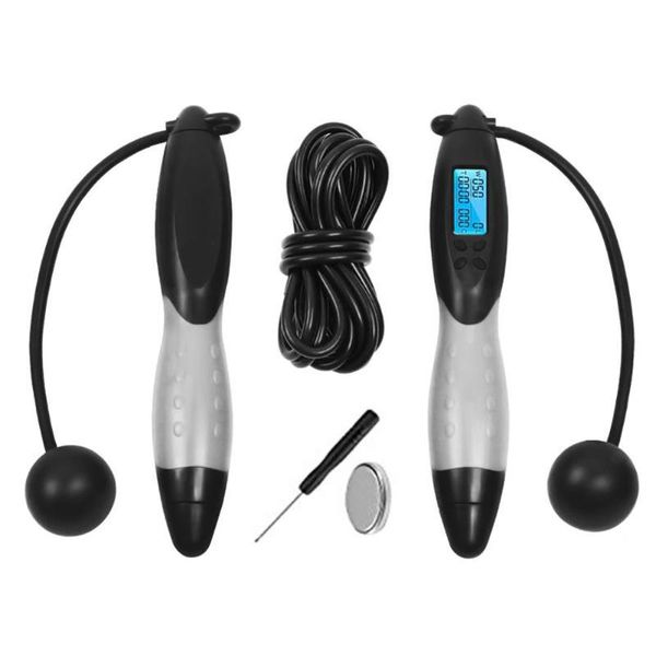 

new smart digital counter bodybuilding aerobic exercise fitness jump skipping rope