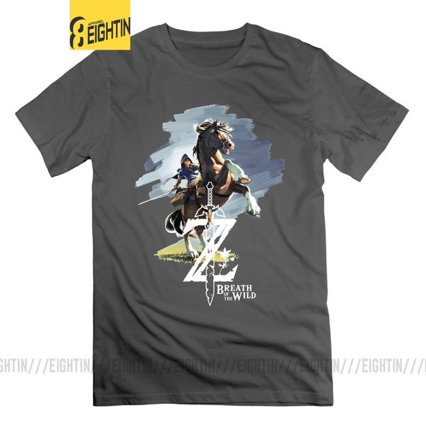 

the legend of zelda breath of the wild classic t-shirts o neck tees men's 100% cotton short sleeves t shirts classic