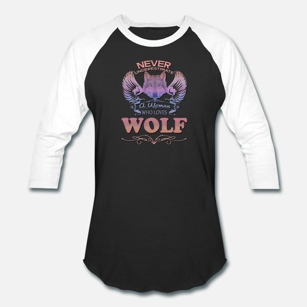 

a woman who love wolf t shirt men designs 100% cotton round neck trend fit fashion spring autumn natural shirt