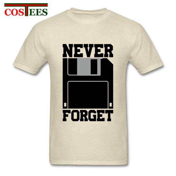 

humor male floppy disk never forget really funny t shirts o-neck t-shirts male pre-cotton tshirts snapback camisa masculina tees