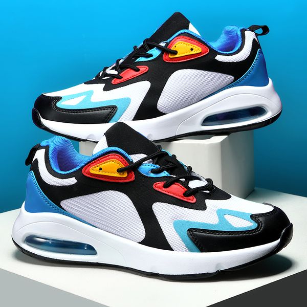 

men fashion sneakers classic damping jogging shoes men casual shoes popular cushion breathable fitness 45 46, Black