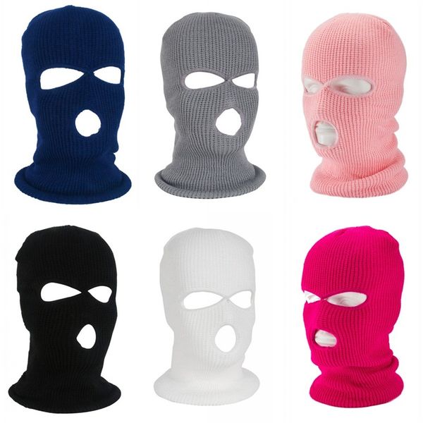 

3 holes full coverage headcover neck gathers shields fabric face cover cosplay vizor elastic mask men boy 6 5yb c2