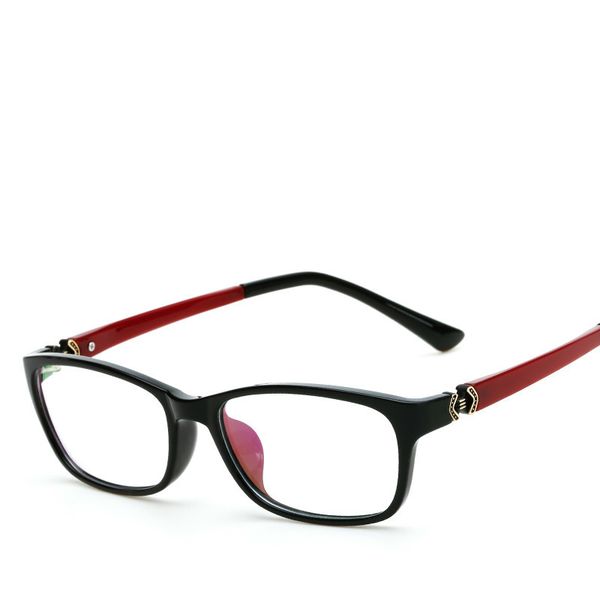 

2020 tr90 glasses clear lens brand designer fashion women eyeglasses vintage men optical frame oculos de grau, Black