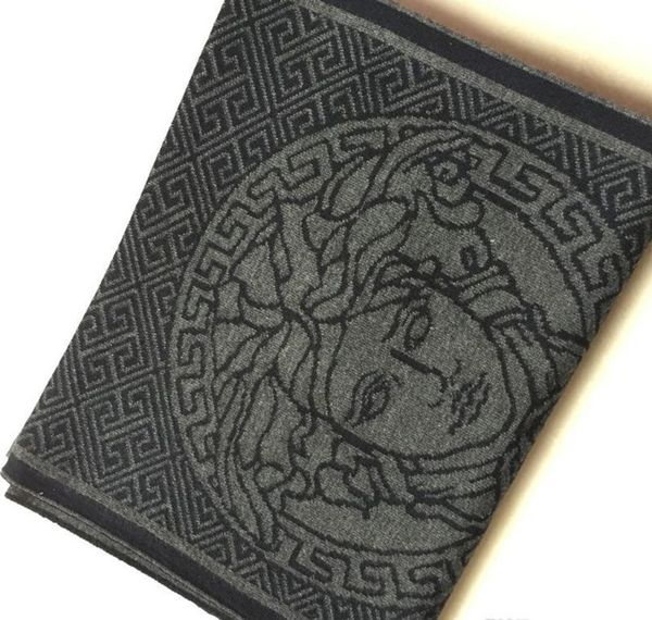 

2019 r scarf soft cashmere scarves brand cashmere scarf fashion men s scarf cashmere knitted scarfs, Blue;gray