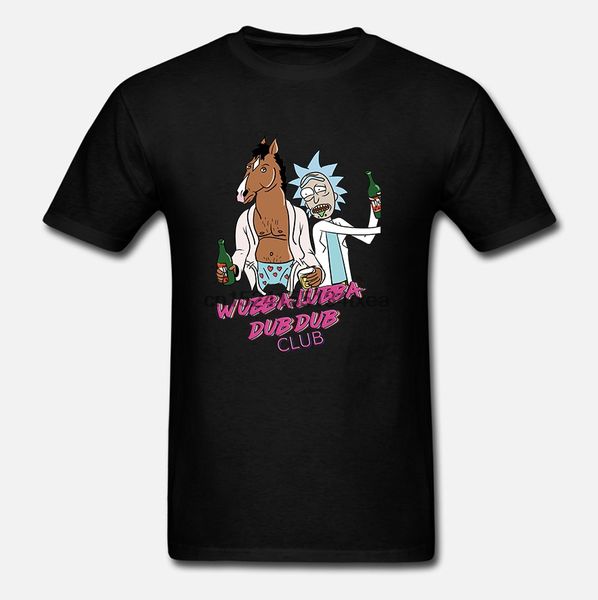 

bojack x rick sanchez cool t-shirt for men
