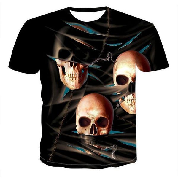 

3d gothic pumpkin lantern finger skull t -shirt for men 3d print shirts humor aesthetic oversized men clothing