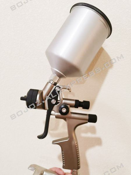 

2020 new air spray gun lvlp auto paint pistol professional paint gun (1.3 tip) aluminum tank body pistol spray
