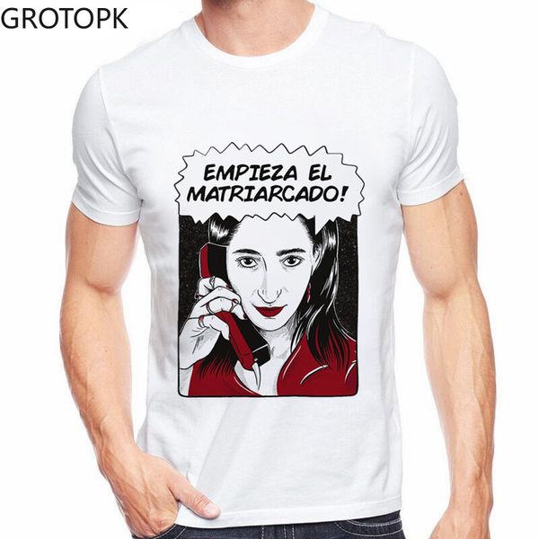 

funny design the paper house t shirt money theft t-shirts tv series t t-shirts men summer short-sleeved home t-shirt paper vogue