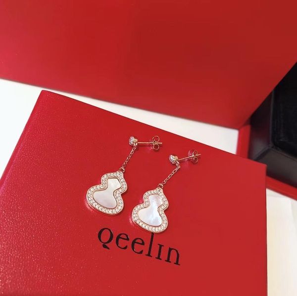 

2020 new jewelry women charm earrings fashion jewelry with box @55fngk, Golden