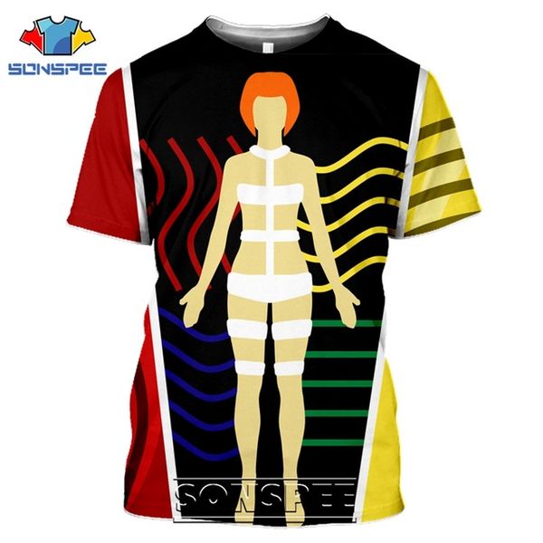 

the fifth element classic movie 3d print shirts anime kawaii hippie men clothing