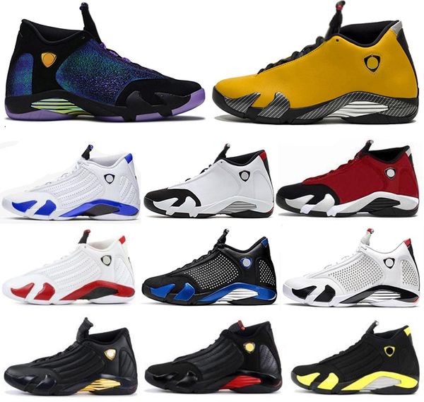 

new style mid gym red 14 14s spm white doernbecher bred mens basketball shoes university red gold desert usa sand mens trainers sneakers, Black