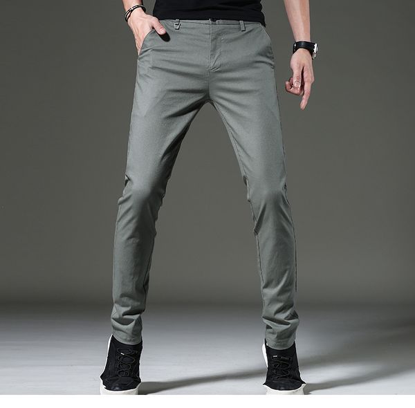 

male han edition tide slacks male cultivate one's morality, Blue