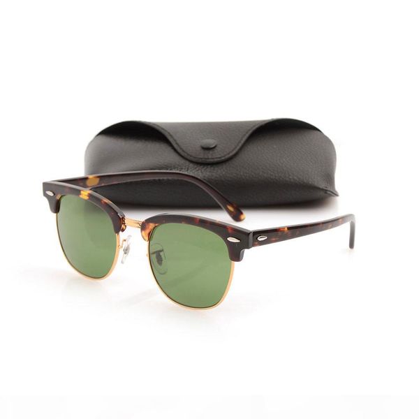 

plank womens sun glasses club glass lens new mens brand designer sunglasses metal hinge sunglasses with original cases and boxs, White;black