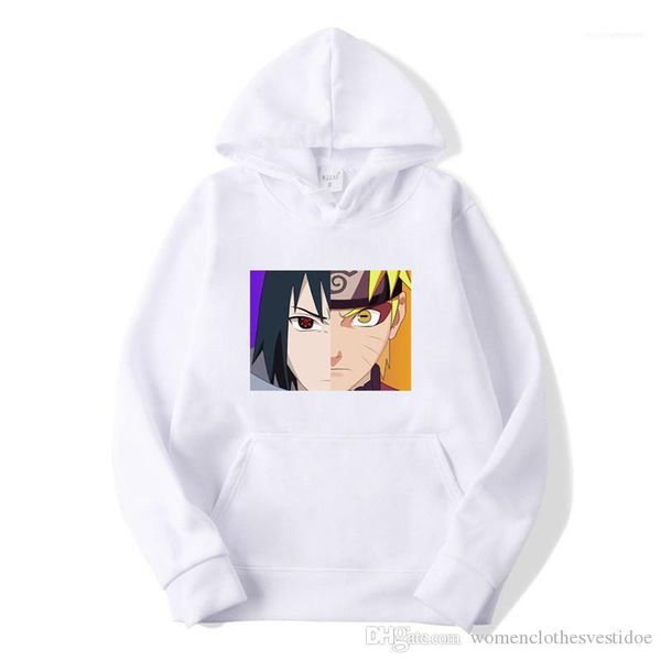 

sweatershirt свободный свободный вход мужской одежды наруто печать мужские пары толстовки конструктор solid color пуловер длинные рукава муж, Black