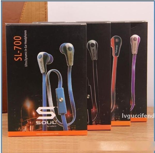 

selling sms mini soul sl700 soul by ludacris ear earphone headset headphone for iphone android phone sl 700 with retail package mq50