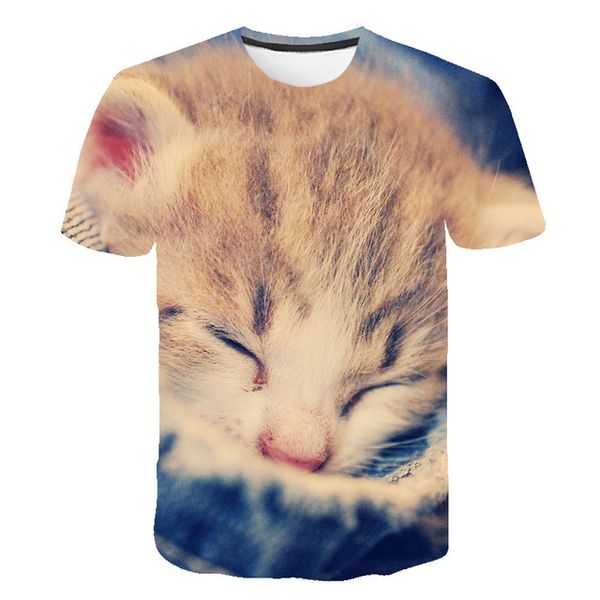 

o collar pet cat mens for men fun lovely animal x-6xl 3d print shirts comics funny oversized men clothing