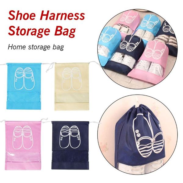 

storage bags waterproof shoes bag pouch portable travel organizer drawstring cover