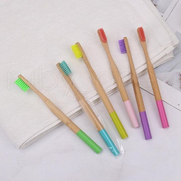 

natural bamboo toothbrush tools wood cepillo de dientes soft bristles natural eco bamboo fibre travel wooden handle toothbrush