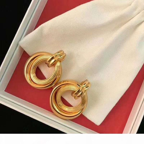 

европа и америка новый модный женщины серьги высокое качество желтого золота гальваническим чели серьги для девочек женщин для партии weddin, Golden;silver