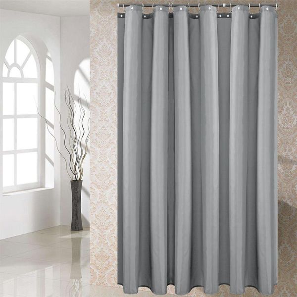 

2020 shower curtain thick waterproof solid color shower curtain bathroom l