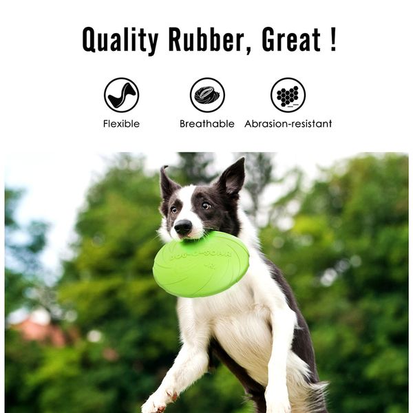 

1pcs funny silicone flying saucer dog cat toy dog game flying discs resistant chew puppy training interactive dog supplies