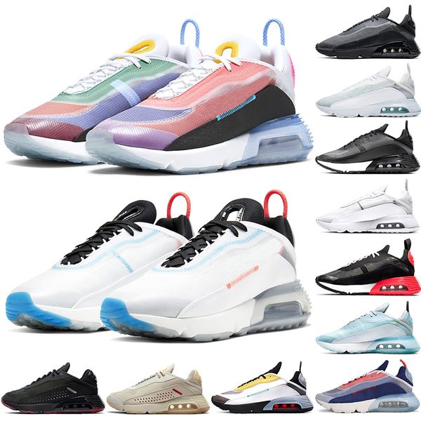 

air max 2090 кроссовки мужчины женщины мужские кроссовки чистая платиновая утка camo bred тройной черный белый высокое качество спортивные к, White;red