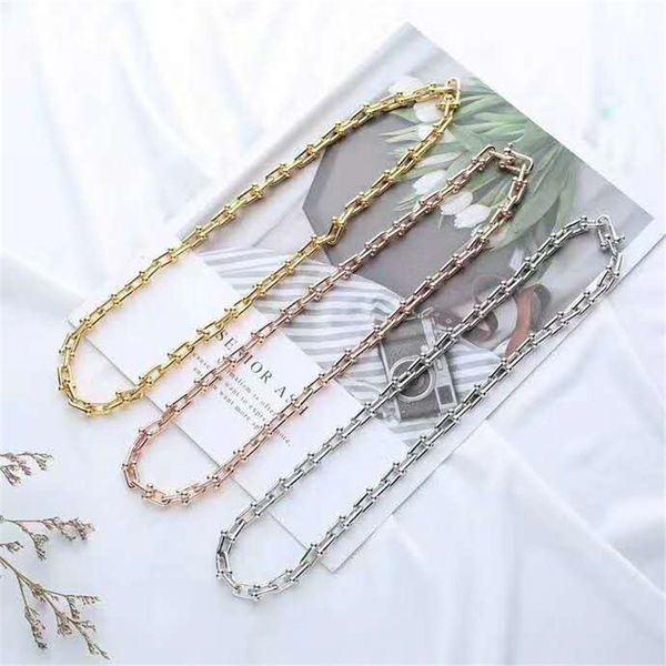 

new arrival u-shape chain necklaces s925 sterling silver fashion ladies jewelry wholesale birthday valentine gift