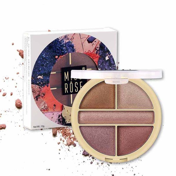 

miss rose glitter eye shadow palette matte eye shadow eyeshadow professional makeup 5 color