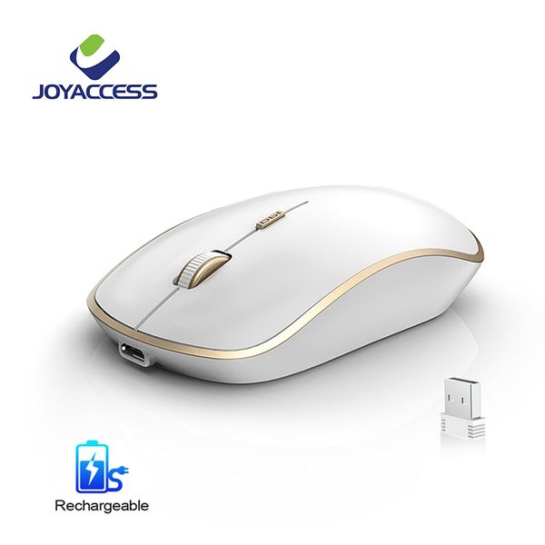 

joyaccess wireless mouse rechargeable computer mouse silent 2400dpi pc mause ergonomic 2.4ghz usb mice for lappc