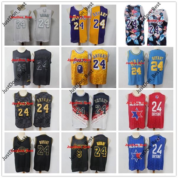 

los men angeles lakers kobe 8 bryant yellow jerseys basketball jersey mitchell & ness rookie swingman 1996-97th home, Black;red