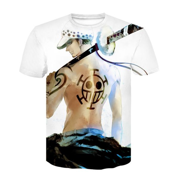 

japanese anime one piece cartoon luffy loose 3d print shirts hentai graphic kawaii men clothing