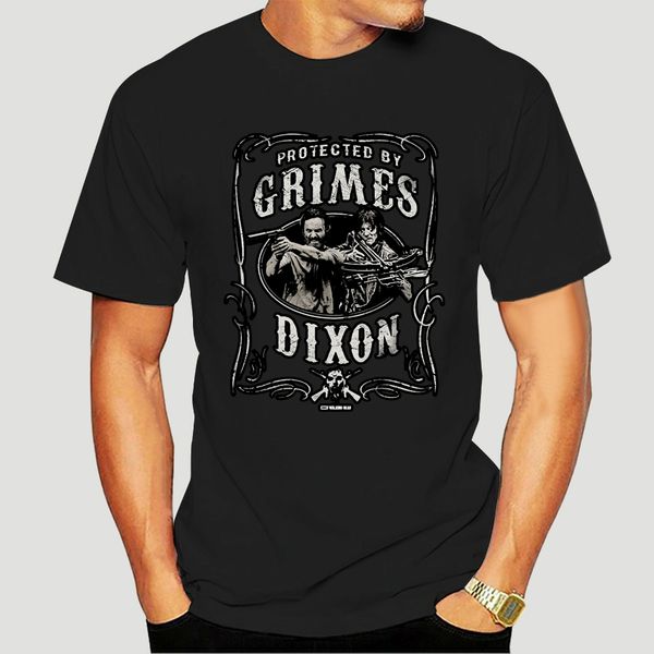 

the walking dead rick grimes and daryl dixon official tee t-shirt mens cool casual pride t shirt new fashion tshirt-2158a