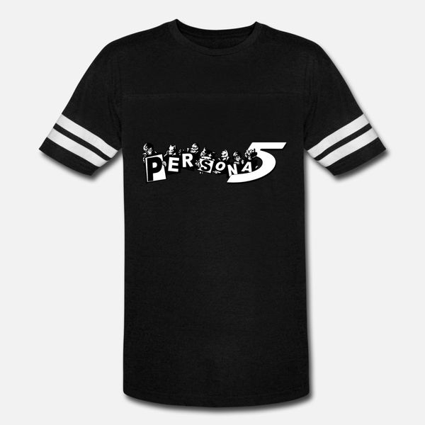 

persona 5 characters logo t shirt men crazy 100% cotton plus size 3xl novelty crazy comical spring autumn natural