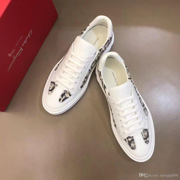 

luxury designer men's casual shoes, sneakers, fashionable printed platform shoes black whiteas, Red;white