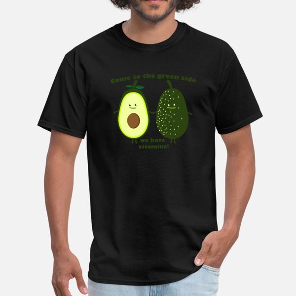 

funny avocado couple t shirt men designs 100% cotton euro size s-3xl novelty loose humor summer style natural shirt