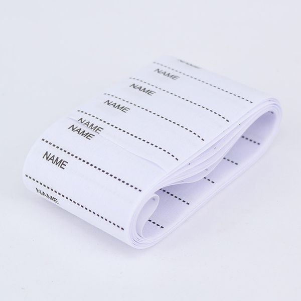 

200pcs color blindness name tags durable sew cloth strips crafts with pen tool