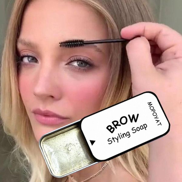 

wild eyebrow styling soap eyebrow cream colorless long-lasting natural waterproof sweat-proof quick-drying non-fading makeup