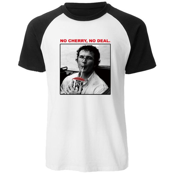 

stranger things print t shirt no cherry no deal men raglan t-shirt summer cotton 90s clothing classic retro mens tee shirt
