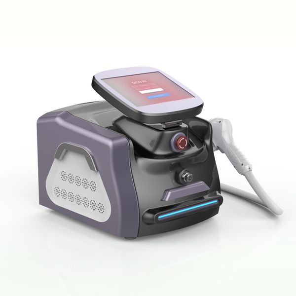 

808nm hair removal machine for all skin types promotion 808nm diode laser painless hair removal machine, Black