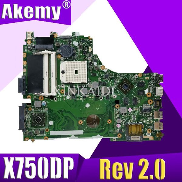 

x550dp lvds for asus x750dp k550d x550d x550dp lapmotherboard x750dp rev2.0 mainboard 100% tested working