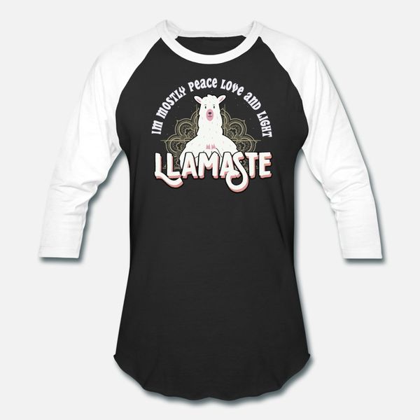 

funny yogi print lama peace makes yoga hippie t shirt men customize cotton s-xxxl clothes fit basic summer style family shirt