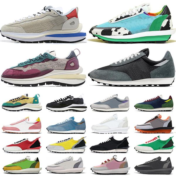 

daybreak ldv waffle chunky dunky pigeon sport running shoes triple white nylon university mens womens trainers blazer sneakers shoes 36-45