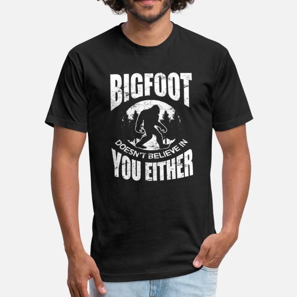 

bigfoot bigfoot не верит в вас тенниска люди создают с коротким рукавом размер s-3xl стандартный фитнес аутентичные летний стиль семьи рубаш