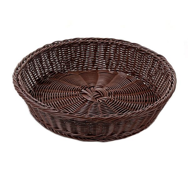 

корзина еда обслуживания рук woven легкого хранение круглого фрукты дисплей держатель