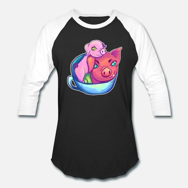 

teacup pigs in a teacup t shirt men design 100% cotton euro size s-3xl clothes anti-wrinkle fashion spring autumn slim shirt