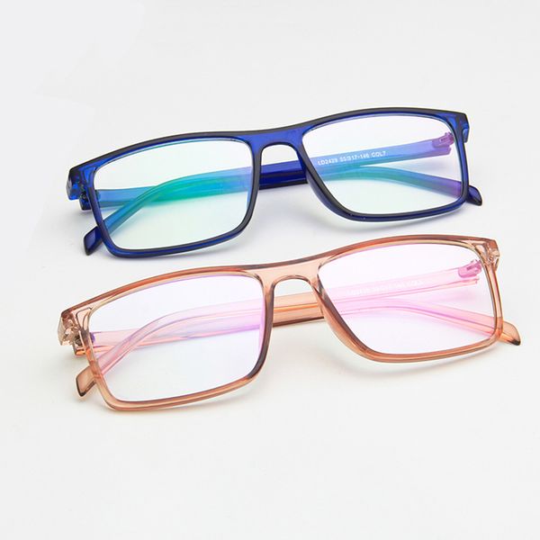 

2020 fashion trend glasses frame student full frame ultra light square glasses can be equipped with myopia frame, Black