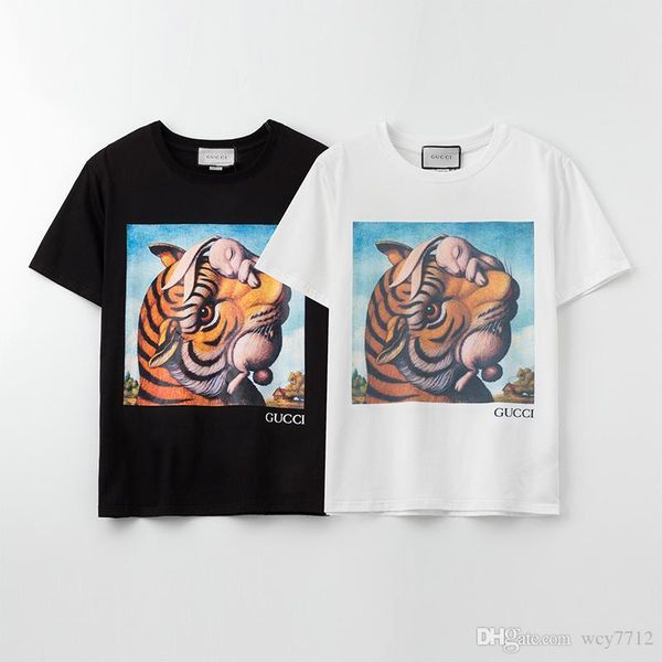 

20ss reflective printing tee summer t shirts friends men women t shirt letters shirts streetwear luxury casual polo t shirt s-2xl, White;black