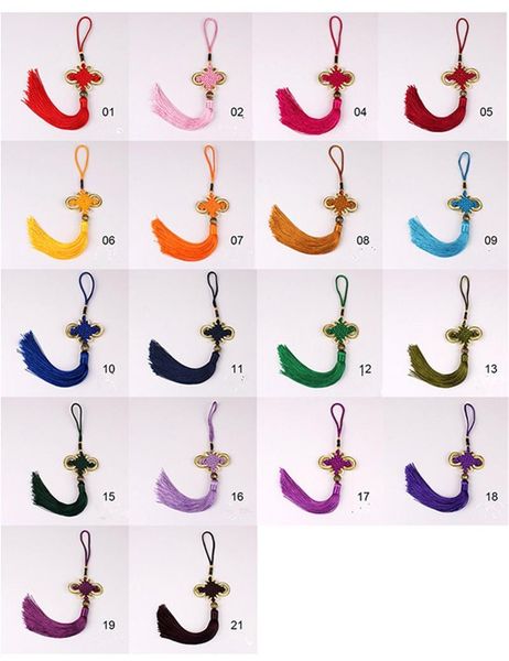 

cgjxschinese knot gift china style souvenir wealth knot pendant auspicious knots 21 colors 8 pans phnom penh pendant hanging wholesale